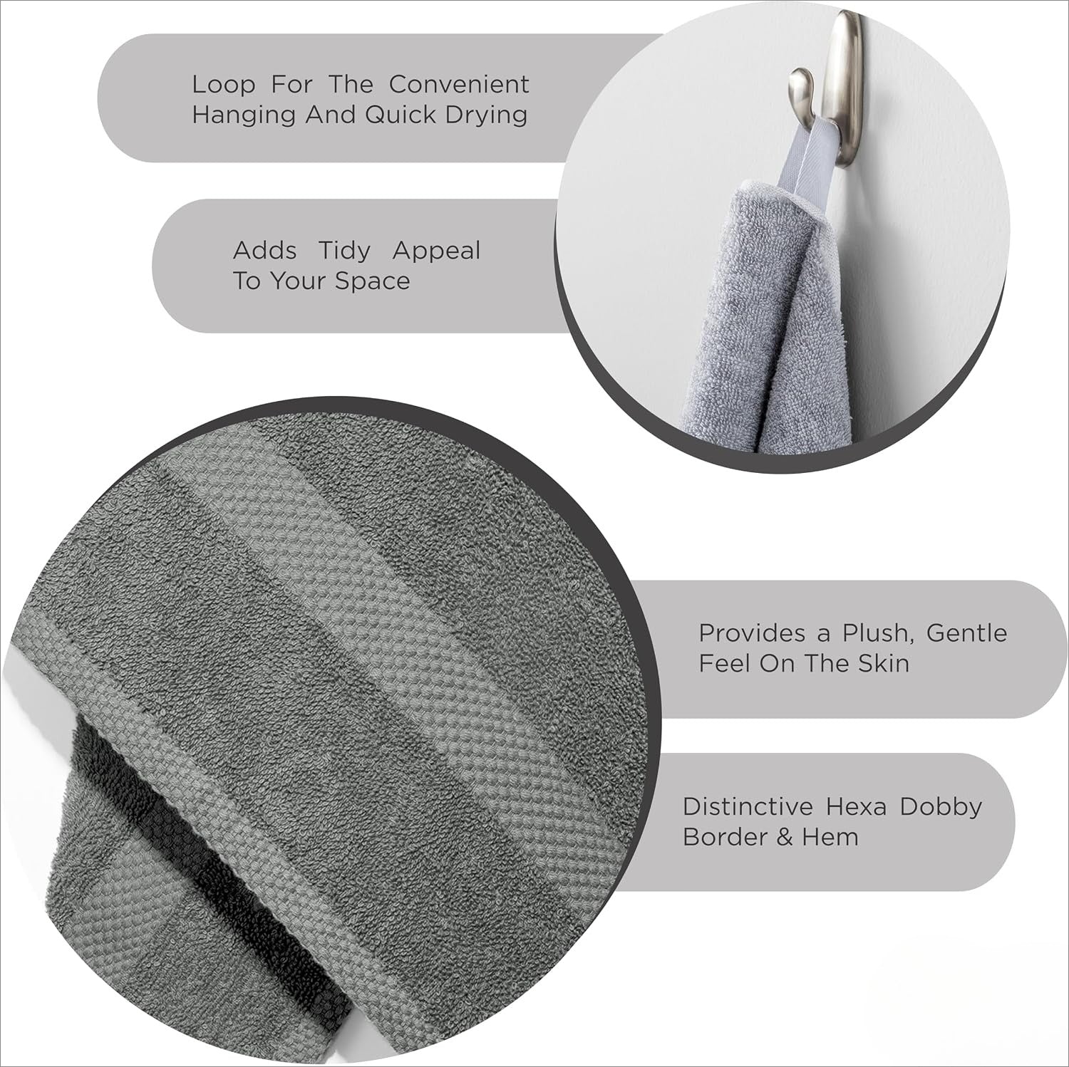 24-Piece Cotton Towel Set