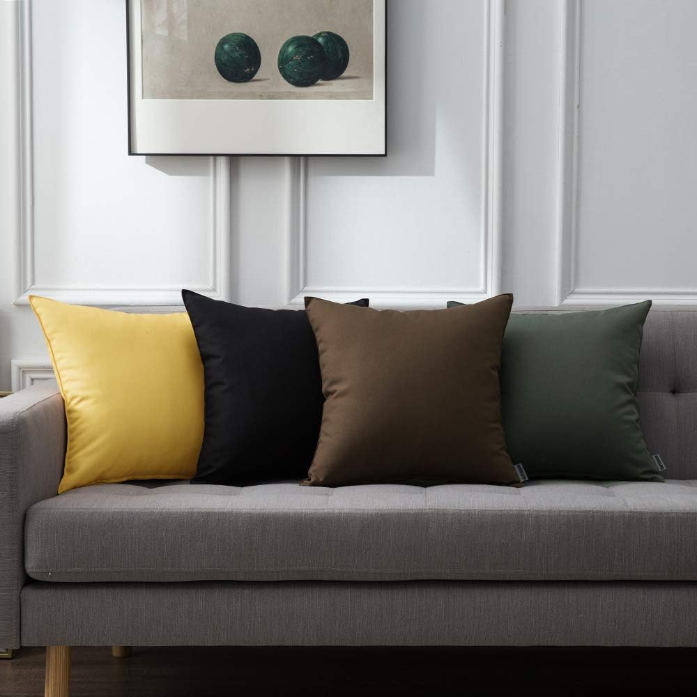 Outdoor Lumbar Pillow Covers Set of 2