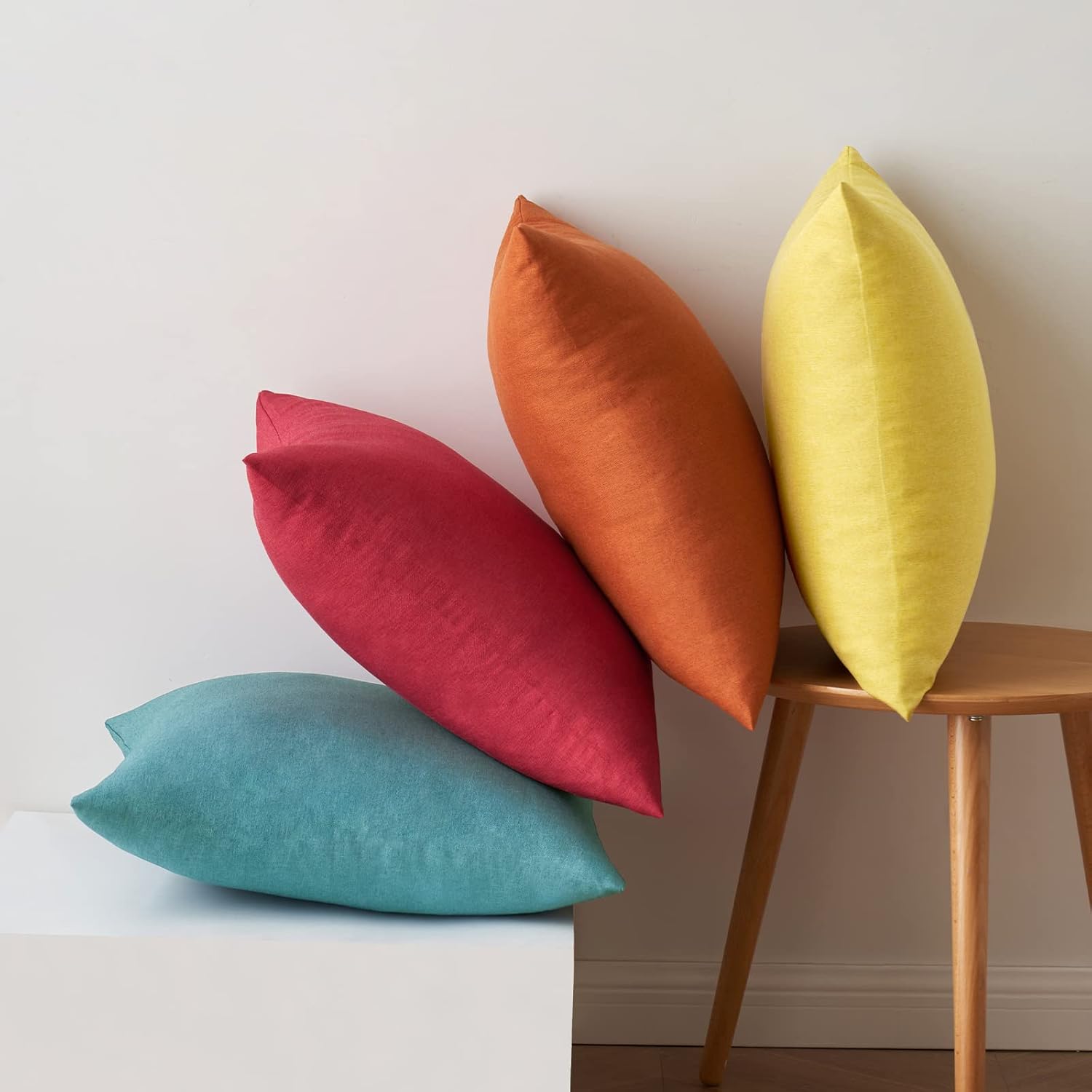 4-Pack Outdoor Throw Pillow Covers