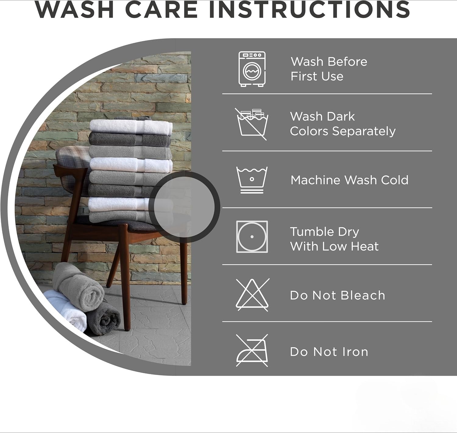 24-Piece Cotton Towel Set