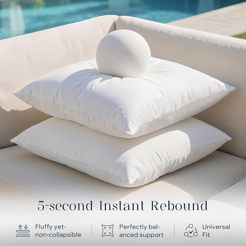 4-Pack Outdoor Pillow Inserts