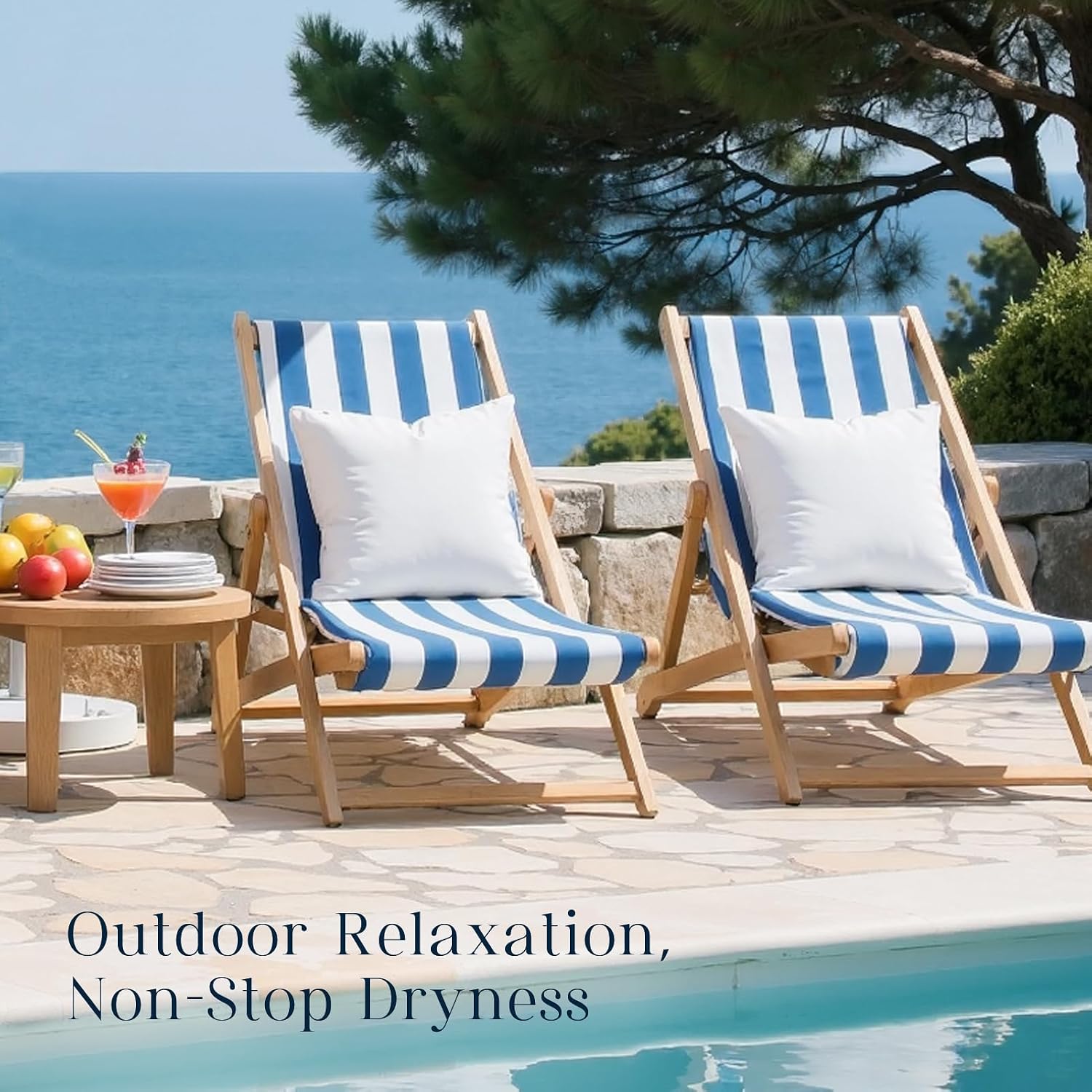 4-Pack Outdoor Pillow Inserts