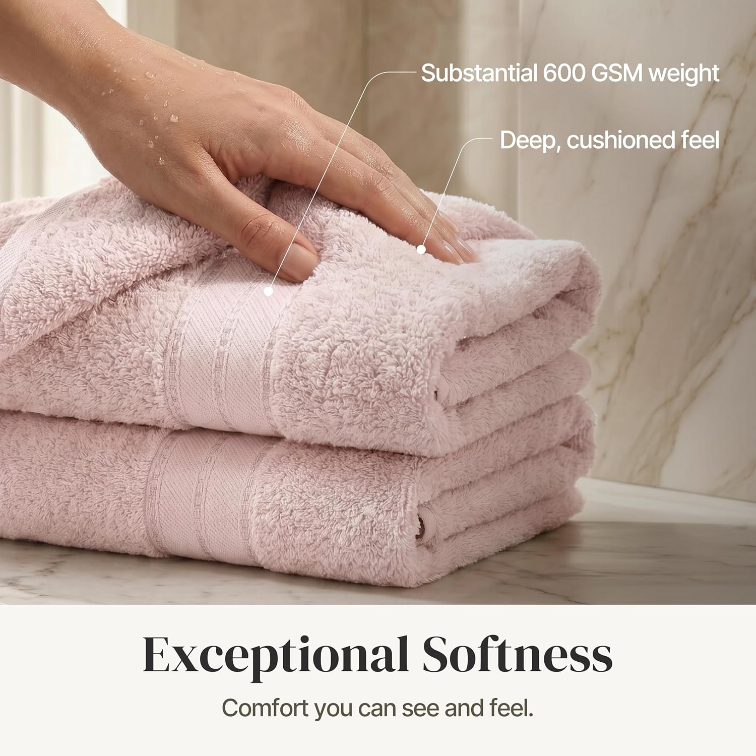 Modern Threads Spun Loft 6-Piece Cotton Towel Set