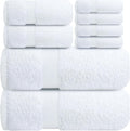 8 Piece Cotton Bath Towel Set