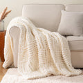 Chunky Knit Throw Blanket