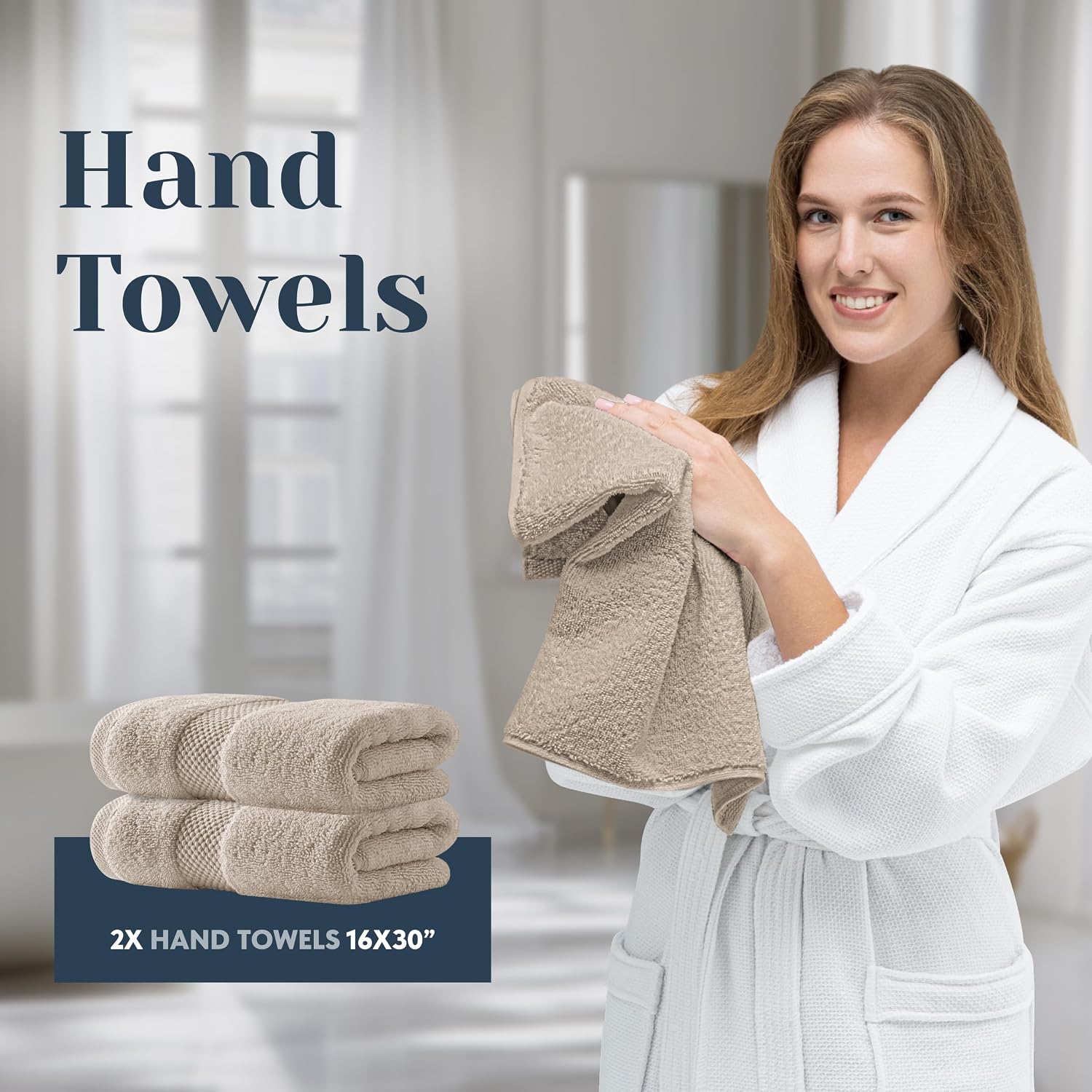 8-Piece Turkish Cotton Towel Set
