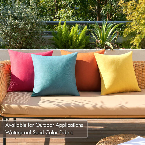 4-Pack Outdoor Throw Pillow Covers