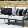 4-Pack Geometric Outdoor Pillow Covers