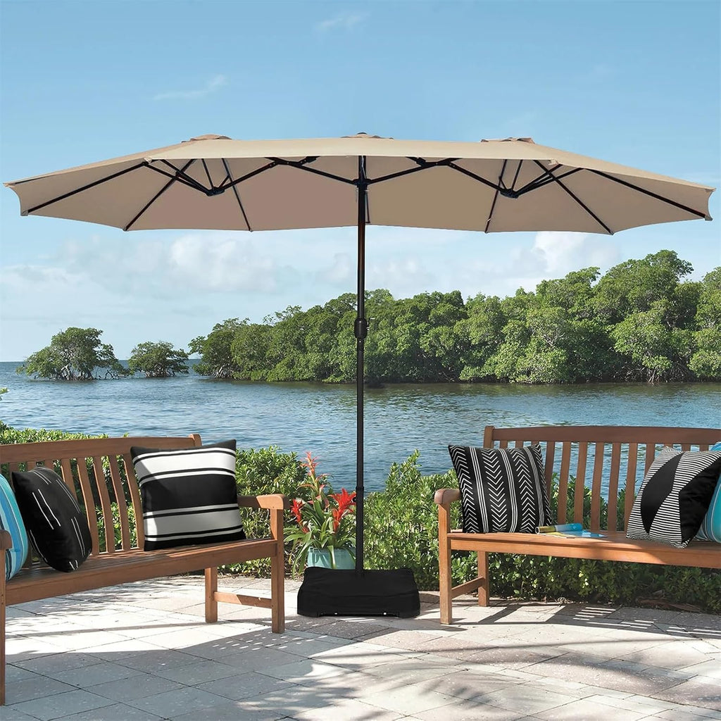 4-Pack Geometric Outdoor Pillow Covers