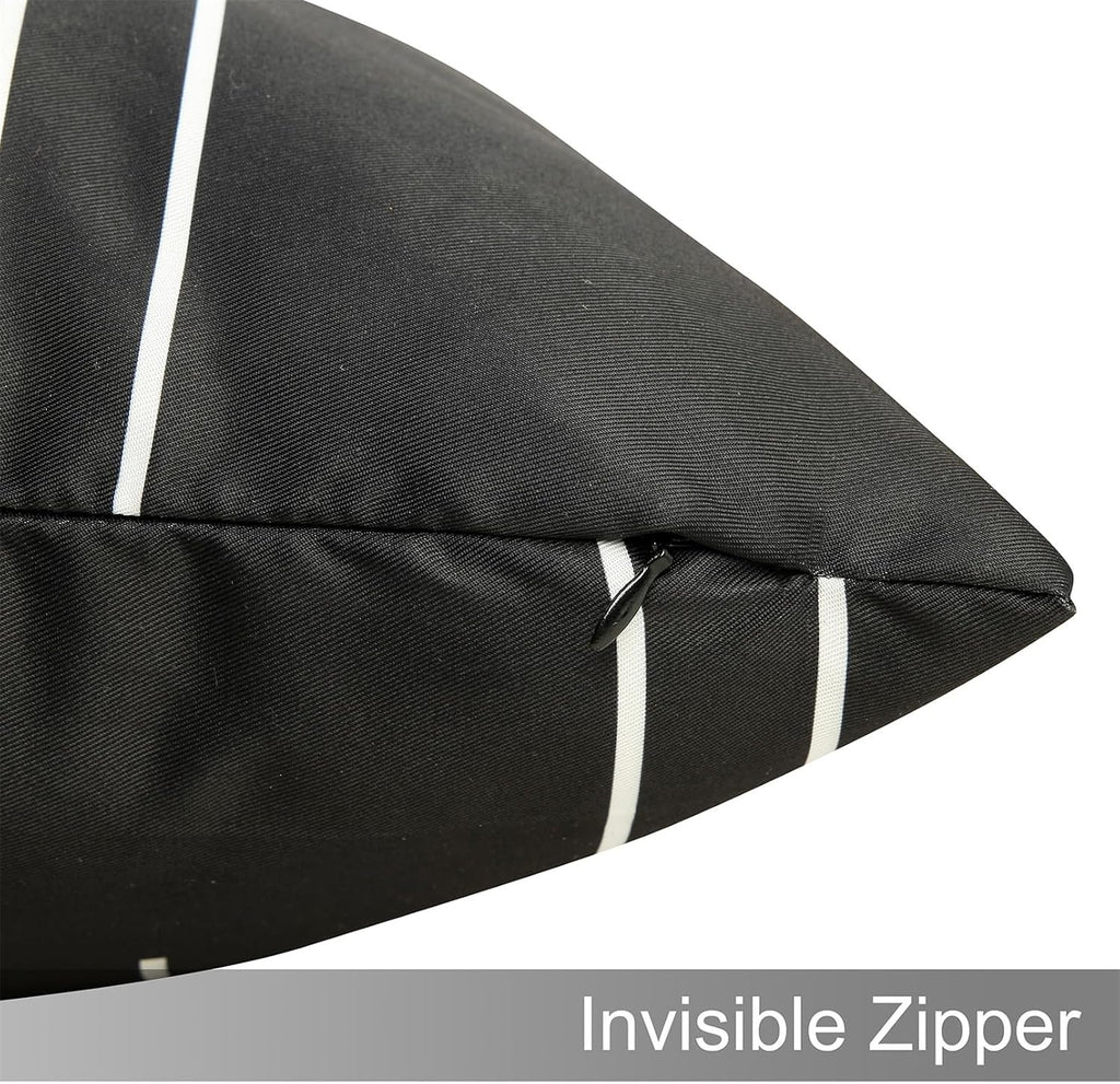 4-Pack Geometric Outdoor Pillow Covers