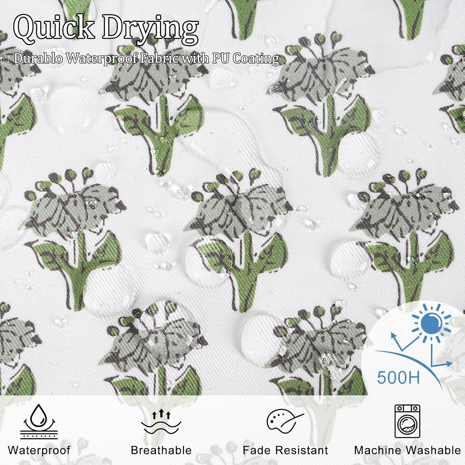 Floral Outdoor Pillow Covers Set of 2