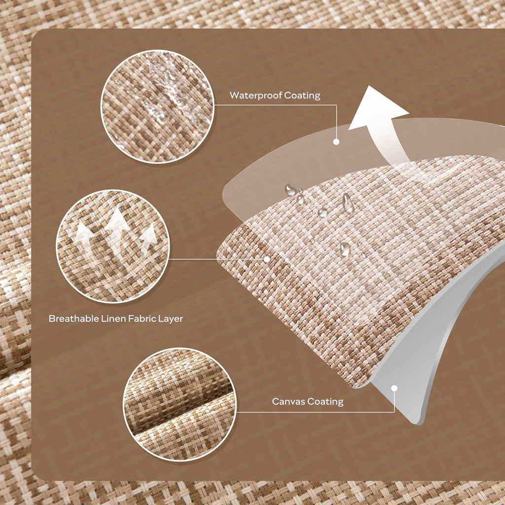 Woven Outdoor Pillow Covers Set of 2