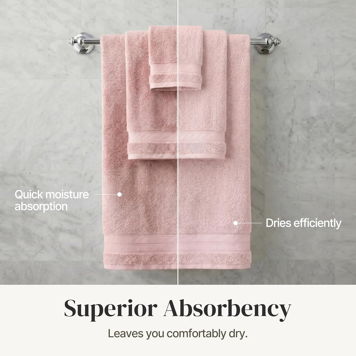 Modern Threads Spun Loft 6-Piece Cotton Towel Set