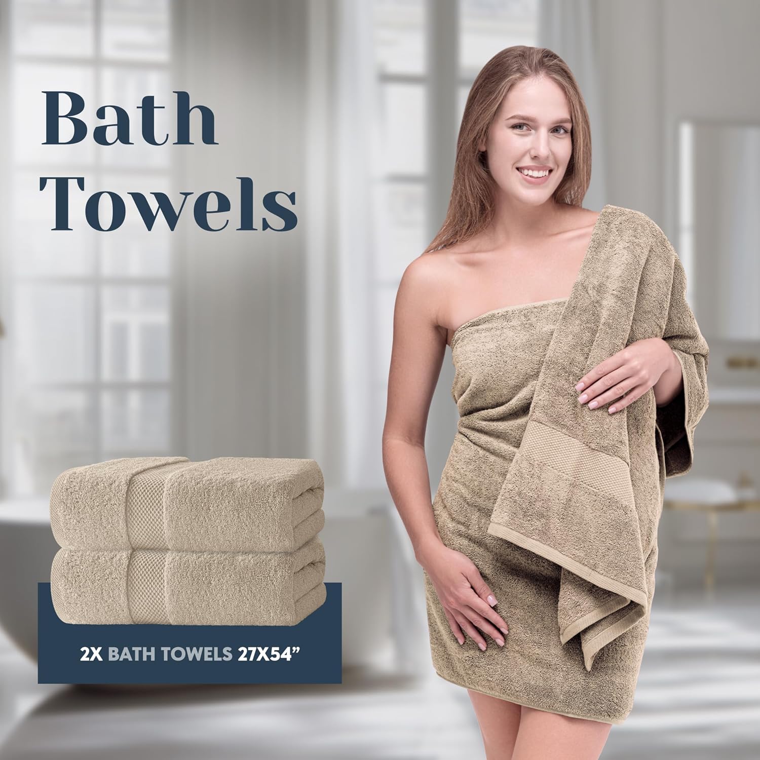8-Piece Turkish Cotton Towel Set