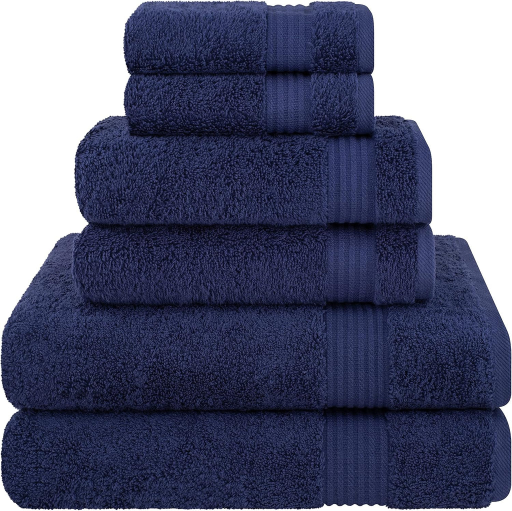 6-Piece Turkish Cotton Towel Set