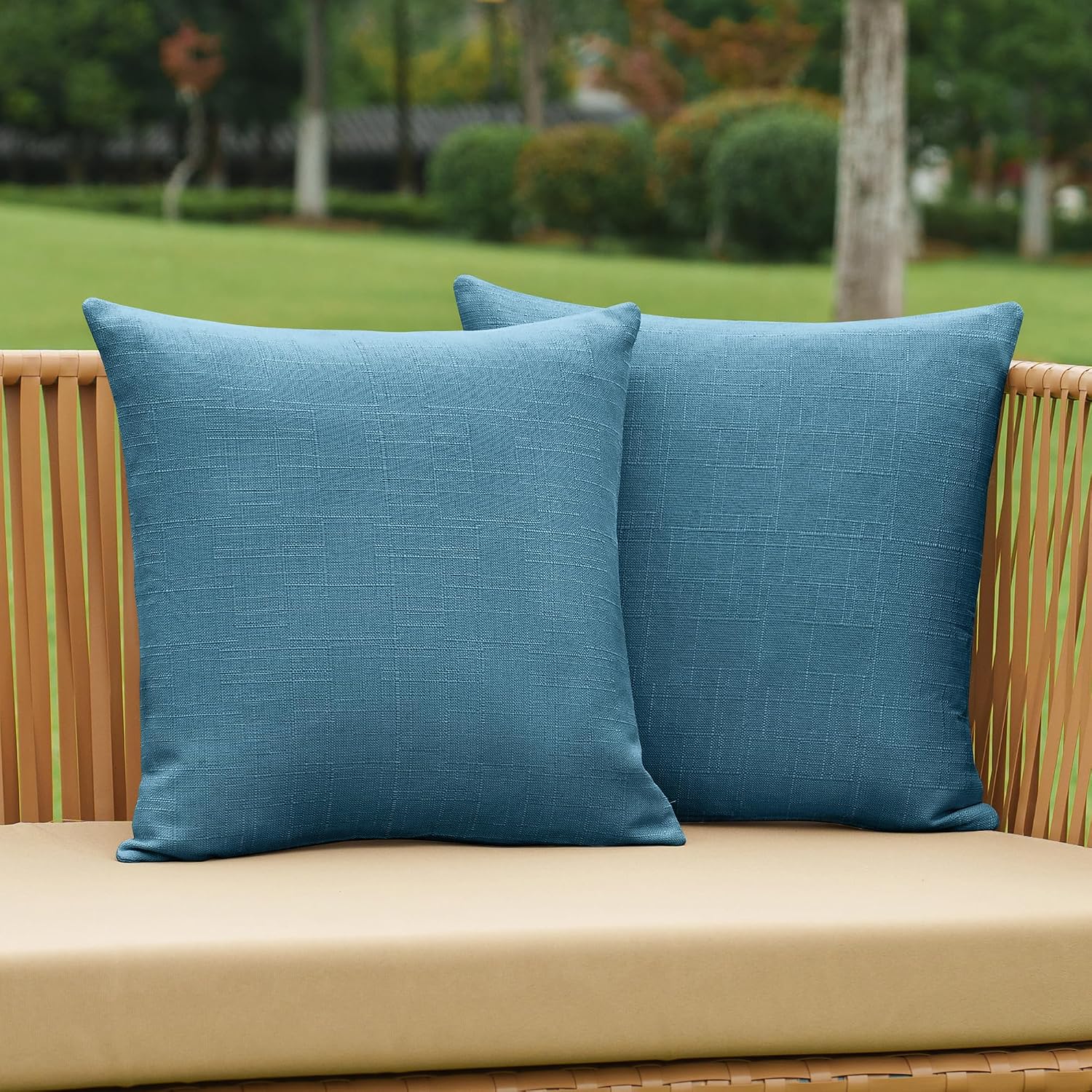 ALL Outdoor Waterproof Pillow Covers Set of 2