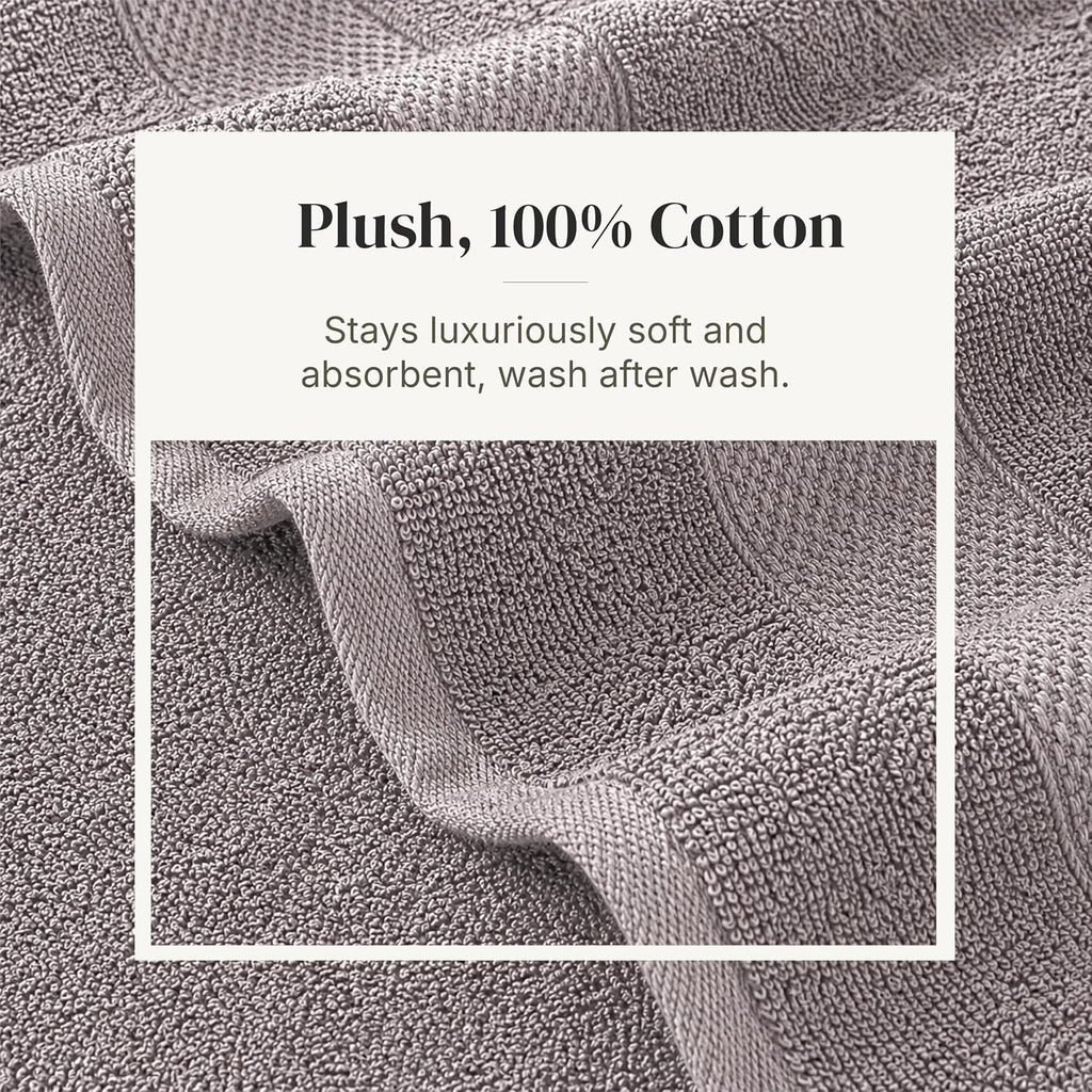 Modern Threads 6 Piece Cotton Bath Towel Set