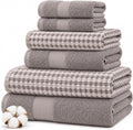 Modern Threads 6 Piece Cotton Bath Towel Set