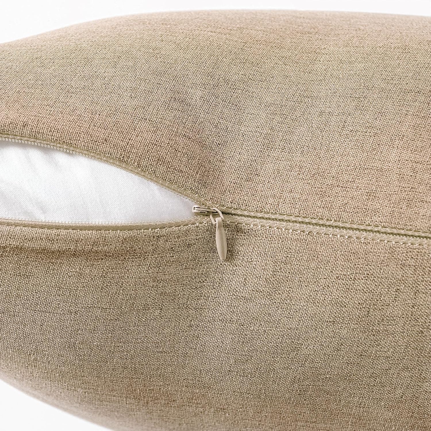Solid Outdoor Throw Pillow Covers Set of 2