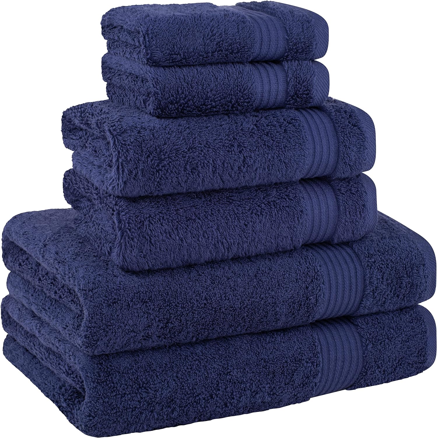 6-Piece Turkish Cotton Towel Set