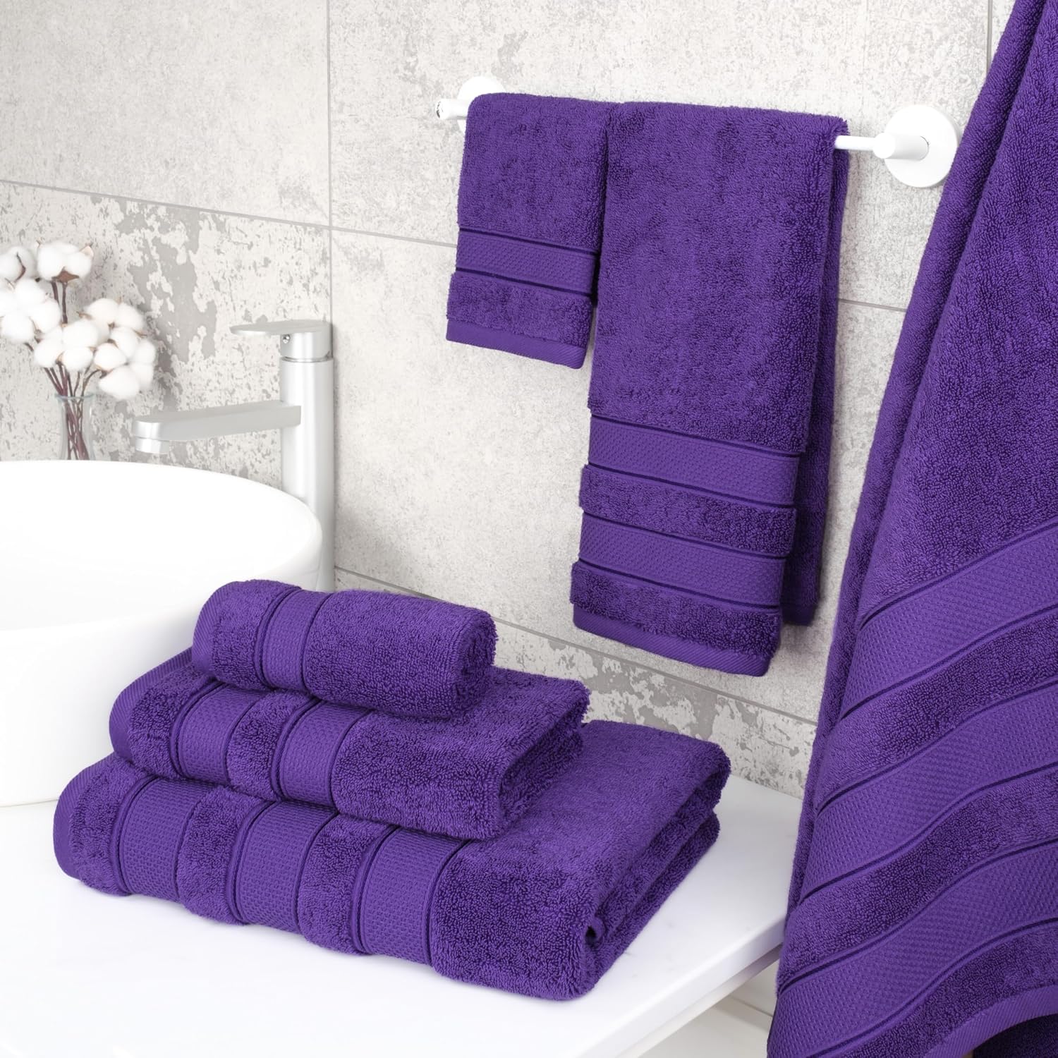 Soft Linen Salem Turkish Cotton Towel Set