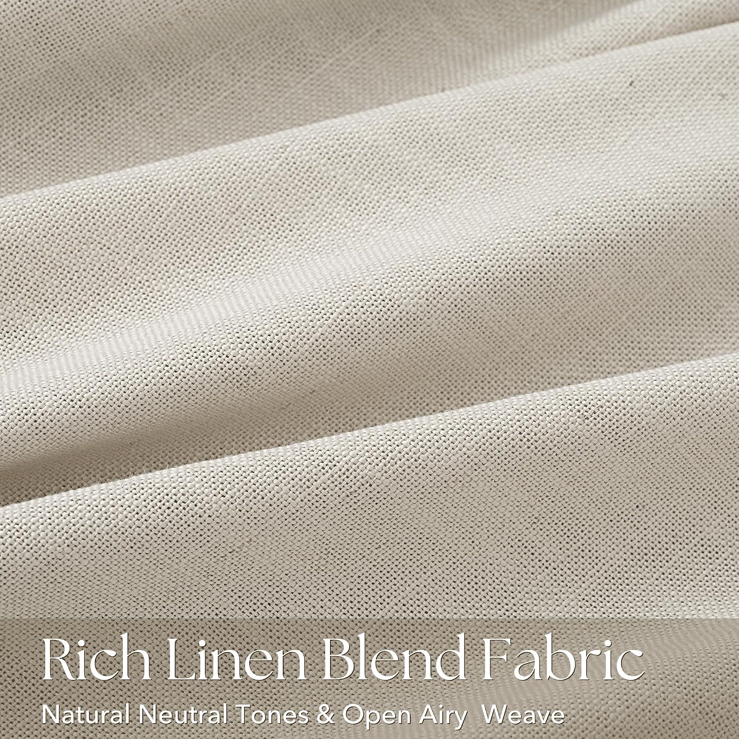Linen Pinch Pleat Light Filtering Curtain Panels