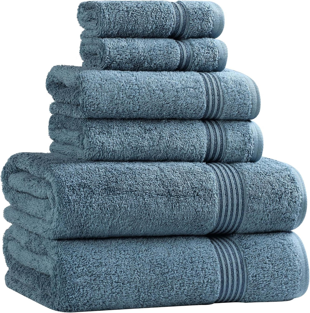 Egyptian Cotton 6-Piece Towel Set
