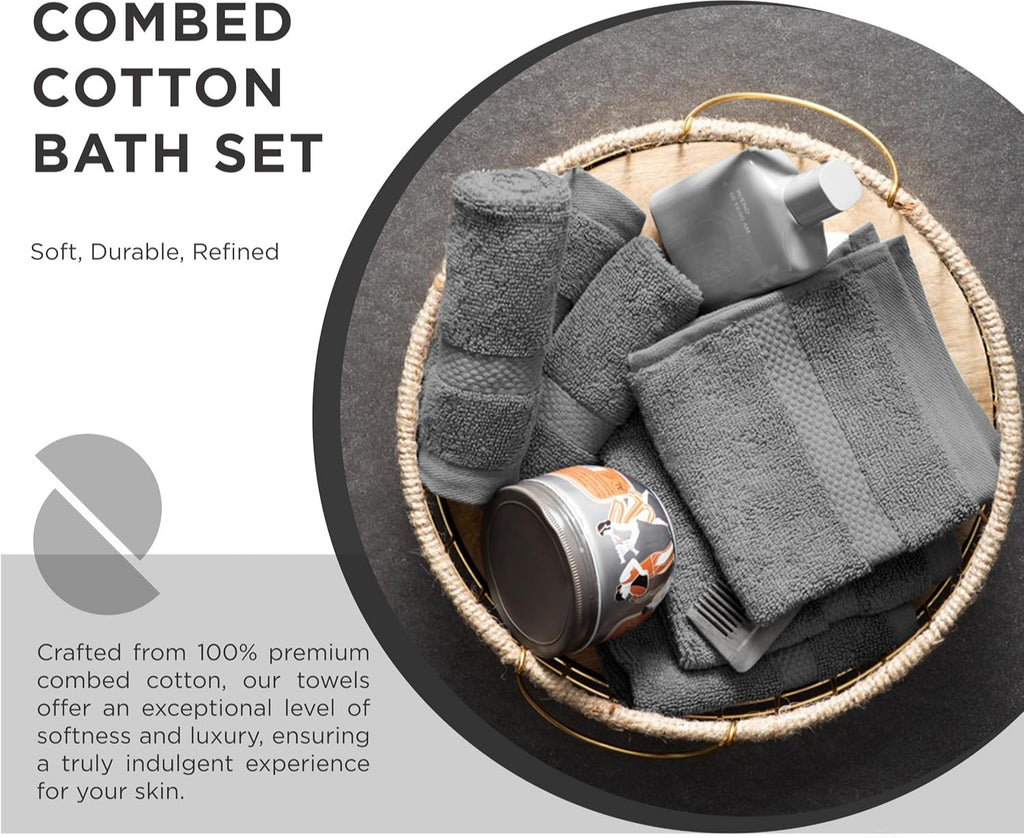 24-Piece Cotton Towel Set